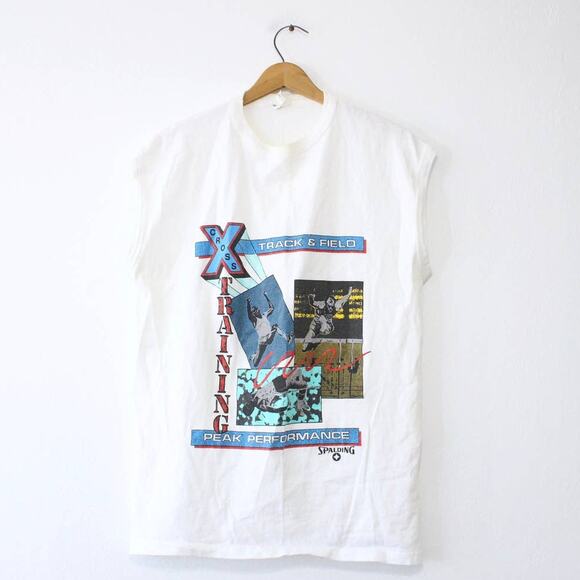 Vintage Spalding Track and Field Tank Top Large - Picture 1 of 4